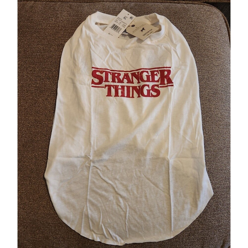 Dog shirt costume Grayson Pup, The Label Stranger Things Ivory, Size XL